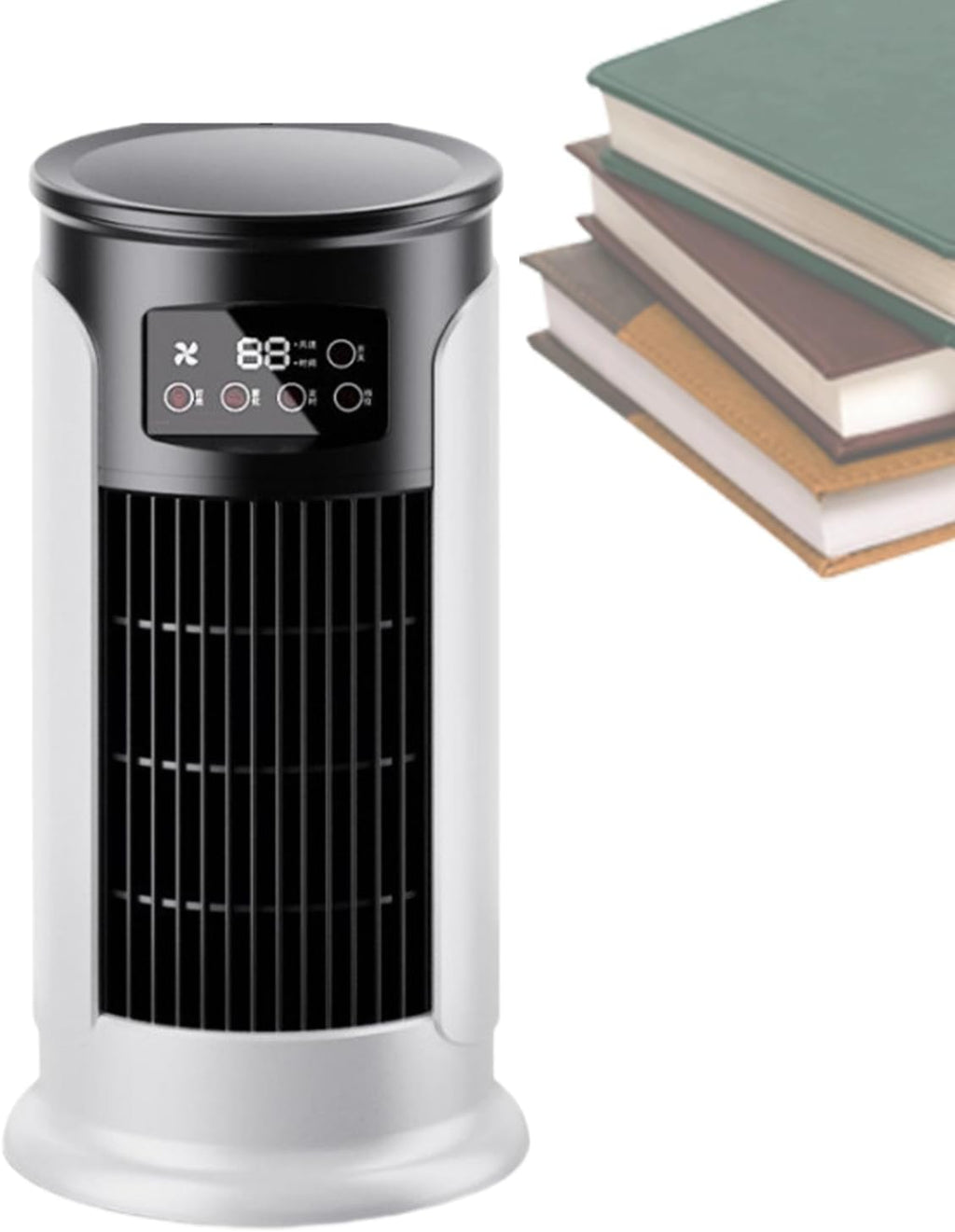  Ventilateur Climatiseur, Ventilateur Évaporatif USB De Bureau Rafraîchisseur D'Air, Ventilateur Personnel Évaporatif Silencieux USB Vitesses Réglables Pour Table Et Chevet