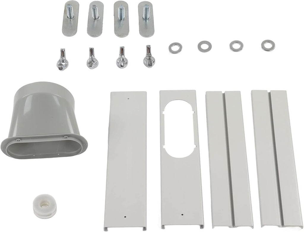  Aqxreight Kit De Fenêtre De Climatiseur Portable-Adaptateur Universel Pour Tuyau De 150mm, Sans Panneau En PVC, Porte Coulissante, Accessoire De Ventilation AC, Solution De Refroidissement