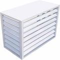  Housse De Protection En Aluminium Pour Climatiseur Extérieur, Imperméable, 110 X 60 X 80 Cm, Résistante Aux Intempéries, Couleur B, Essentielle Pour La Sécurité D'hiver Et D'été