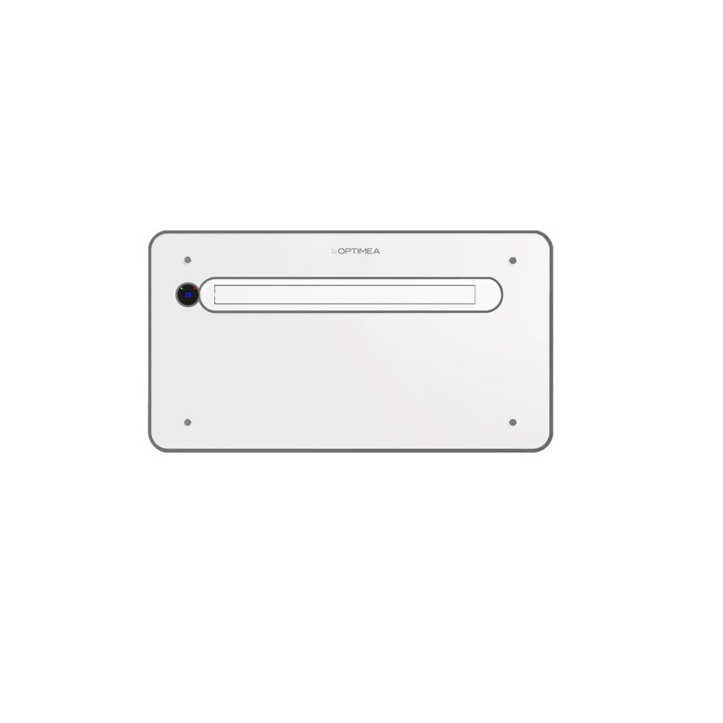  OPTIMEA OAC-270-SDIN Climatiseur Fixe Monobloc Réversible, Froid : 2590W/Chaud : 2320W +1500W (résistance), WiFi