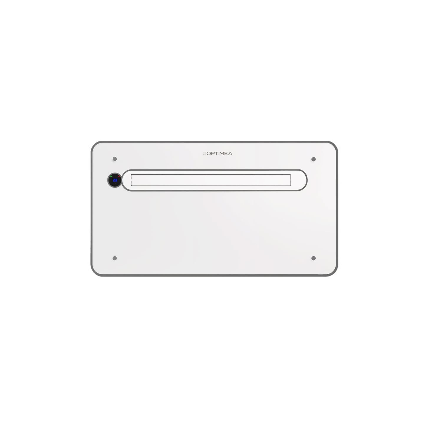  OPTIMEA OAC-270-SDIN Climatiseur Fixe Monobloc Réversible, Froid : 2590W/Chaud : 2320W +1500W (résistance), WiFi