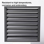 GENERIC Housse De Protection En Alliage D'aluminium Pour Climatiseur Extérieur Et Intérieur, Protection Contre La Pluie Et La Poussière, Clôture élégante Pour Unité De Climatisation, Couleur Blanche, Design