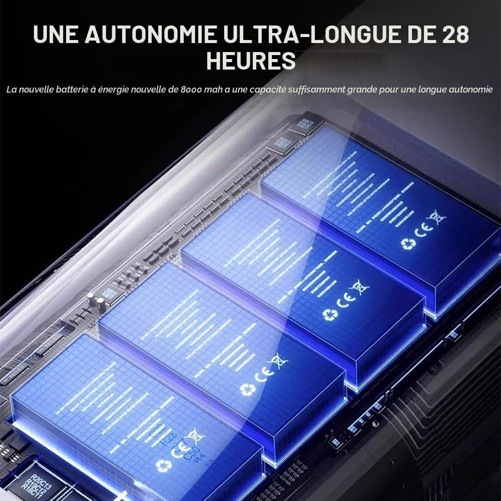  Lecreatekit Climatiseur Mural Portable Avec Installation Sans Fil, Aucun Perçage Nécessaire, Convient Pour La Maison Et Le Bureau, économie D'énergie Et Télécommande (B)