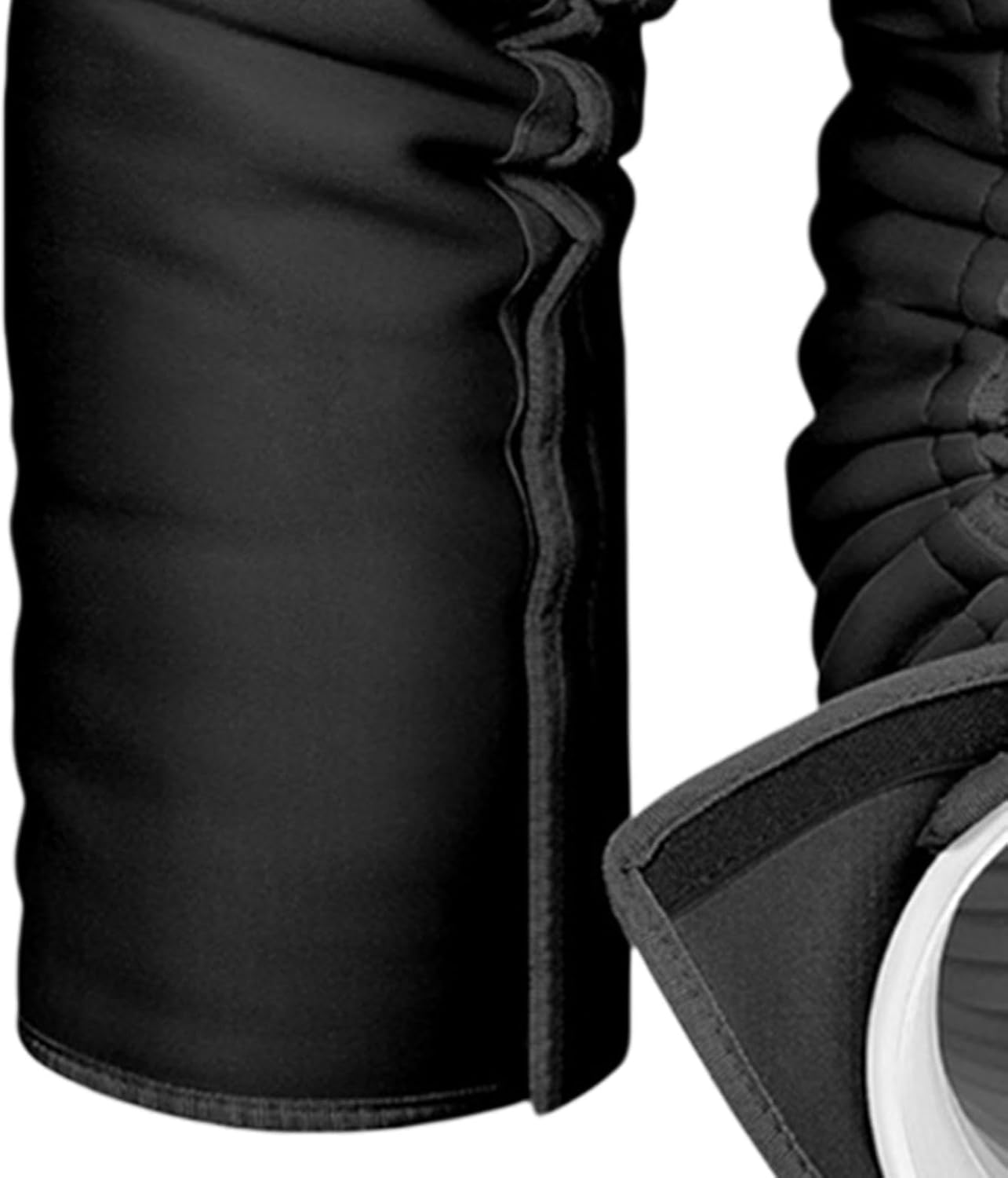  150cm Housse Portable Pour Tuyau De Climatisation Avec 3Sangles,Pour5/5.9in | Fibre De Polyester, Gris, Noir, Avec 3 Sangles à Boucle élastique, Lavable,protège Contre Les Dommages Extérieurs Para Maison