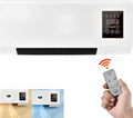  Climatiseur Portable Mural 2000W Avec Télécommande - Chauffage De Refroidissement AC Unité Pour La Chambre De Bureau à Domicile, Fonction De Synchronisation Intelligente