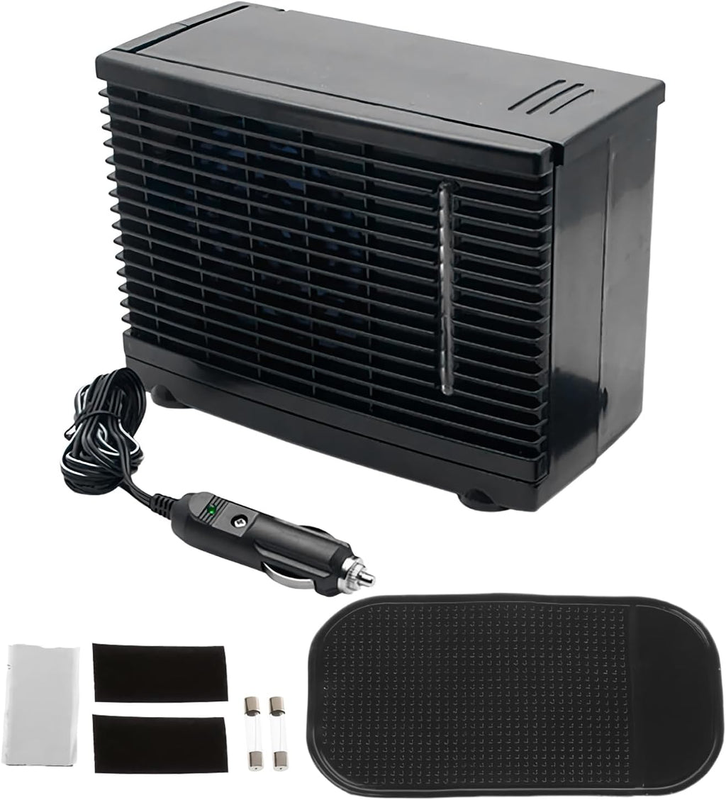 Climatiseur Ventilateur Portable Pour Voiture,Appareil Ventilation Climatisation Véhicule Transportable | Rafraîchisseur D'Air Évaporatif 12V Pour Camion Camping-Car Voyage Sous-Sol Chambre