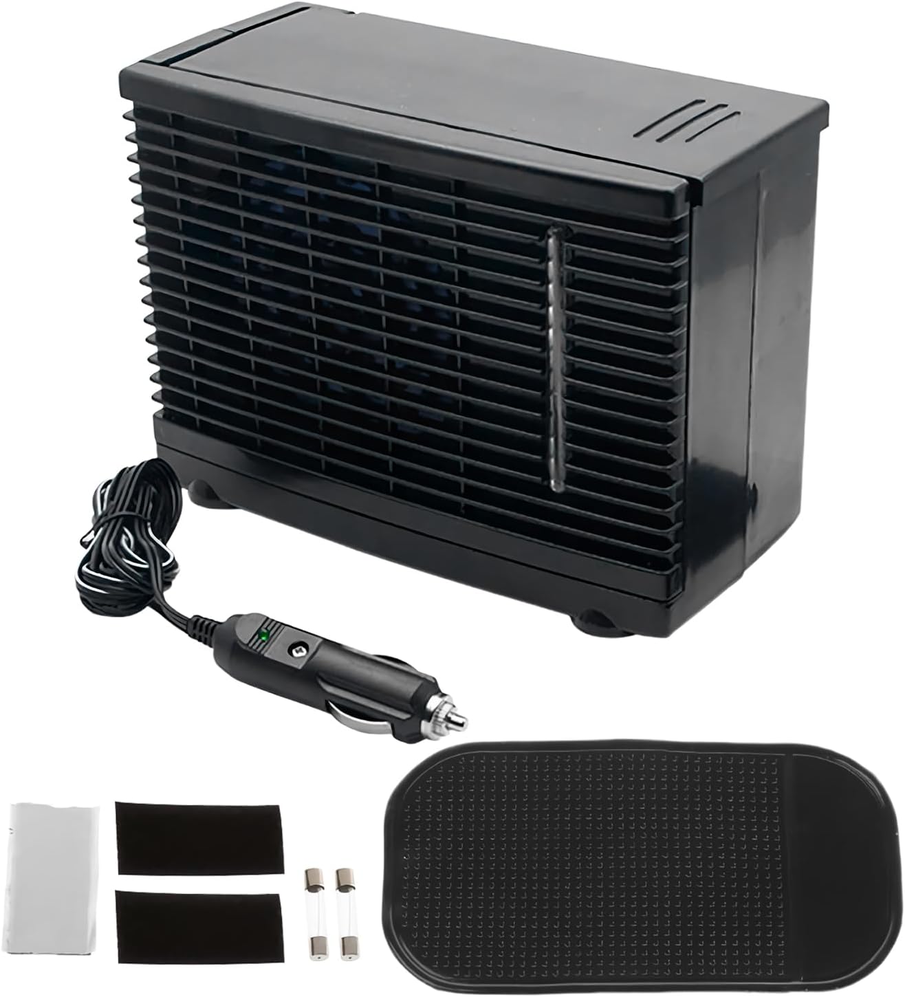  Climatiseur Ventilateur Portable Pour Voiture,Appareil Ventilation Climatisation Véhicule Transportable | Rafraîchisseur D'Air Évaporatif 12V Pour Camion Camping-Car Voyage Sous-Sol Chambre