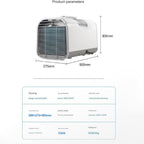  Climatiseur Mobile Portable, Machine Tout-en-un à Refroidissement Unique Pour Camping En Plein Air Et Ménage, Mini Climatiseur