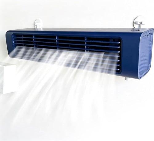  Climatisation Murale 5W Avec Télécommande, Alimentation à 3 étages Et Conception Sans Feuilles Pour Un Fonctionnement Silencieux Dans Le Bureau, La Chambre Ou La Salle De Bain, Montable De Manière Fle