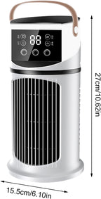  Climatiseur Mobile 9000 BTU Climatiseur Portable, USB 4 En 1 Climatiseur Mobile Avec Déshumidificateur,Rafraîchisseur D'Air Ventilateur Et Mode Nuit - Silencieux Pour Maison/Bureau