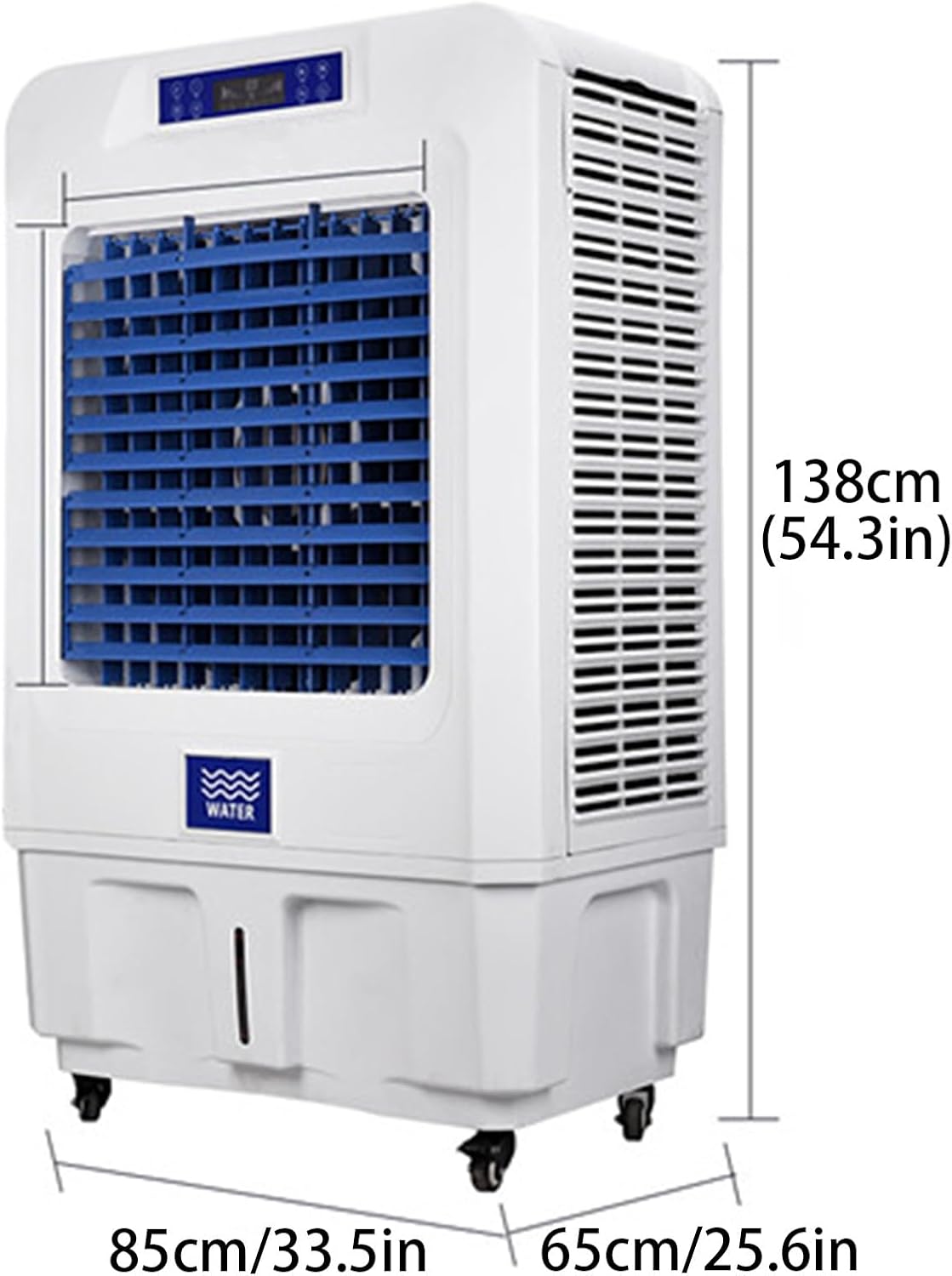  Refroidisseur D'air Par Évaporation, Refroidisseur De Marais À 3 Vitesses Avec Minuterie Et Réservoir D'eau, Climatiseur Portable Sans Fenêtre Pour Chambre Et Bureau