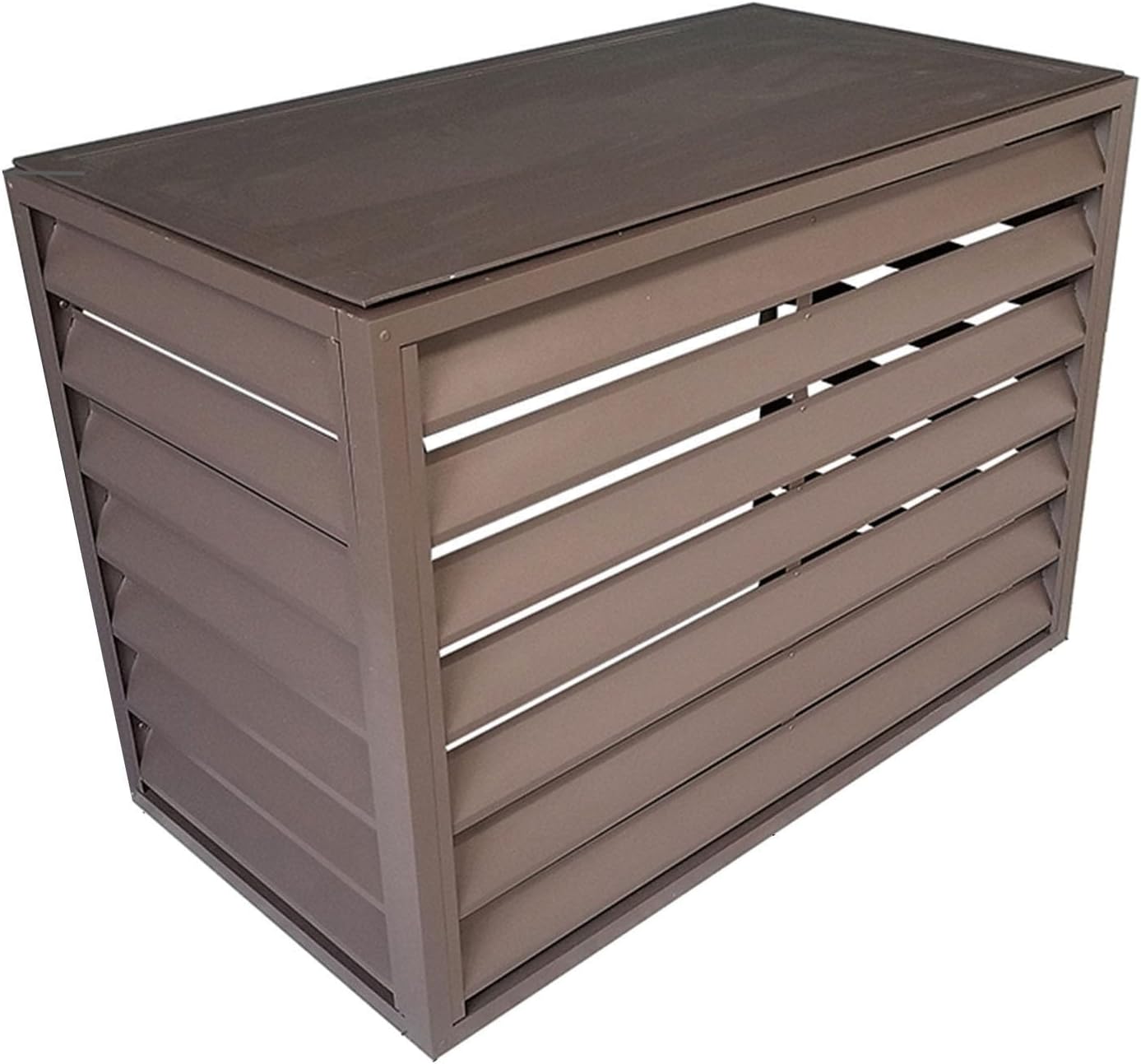 GENERIC Housse Robuste En Aluminium Pour Climatiseur De Mini Unités Séparées | Protection Antivol Extérieure | Réduction Du Bruit | Housses De Climatisation Résistantes Aux Intempéries Pour Une Utilisation En