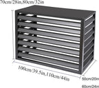 GENERIC Housse De Protection En Aluminium Durable Pour Climatiseur Extérieur Et Pompe à Chaleur Pour Unités De Condensateur, Radiateur, Protection CA Divisée (marron)