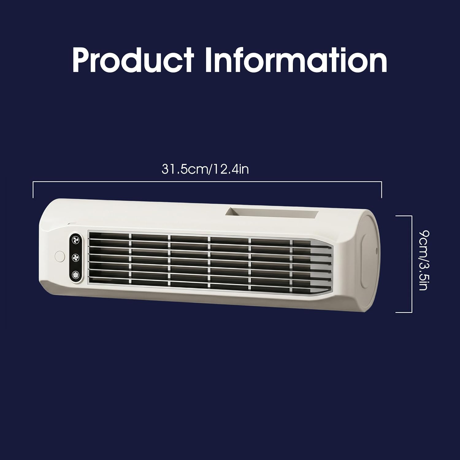 Mini Climatiseur Portable, Ventilateur De Climatiseur 3 Vitesses, Ventilateur De Refroidissement Sur Pied/Mural/Bureau, Rechargeable Par USB Pour La Maison/Bureau/dortoir/Camping-Car, Bla