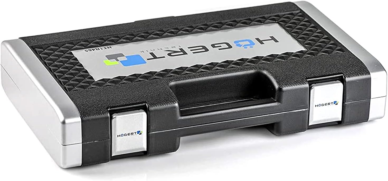  Högert Technik - Trousse à Outils, Coffret D'Outils 3/8" - HT1R465, 36 Pièces