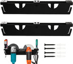 GENERIC Support De Meuleuse D'angle, Support Mural Pour Meuleuse D'angle, Organisateur D'outils électriques De Rénovation Domestique, Organiseur à 2 Fentes Pour Tournevis, Polisseuse, Machine De Découpe