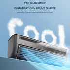  Ventilateur Rafraîchisseur D'Air | Ventilateur Portable Climatiseur | Three-Speed Charge Sans Fil Gain De Place Pour Intérieur Extérieur Maison Caravane Salle De Sport