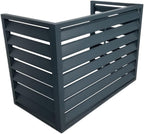 GENERIC Housse En Aluminium Pour Climatiseur – Clôture Décorative Pour Unité Extérieure Pour Cacher La Climatisation Et La Pompe à Chaleur, Protection Résistante Aux Intempéries Pour Climatisation Domestique