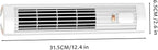  Climatiseur Personnel 2 En 1 à Chargement Sans Fil De 12 Pouces, Ventilateur Froid Portable Silencieux à 3 Vitesses Rechargeable Par USB, Mini Unité AC Pour Bureau, Maison, Dortoir, Blanc