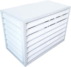 Housse De Protection Pour Mini Climatiseur Split Extérieur - Housse De Protection En Aluminium Pour Pompe à Chaleur Pour Unités Extérieures, Protection Résistante Aux Int
