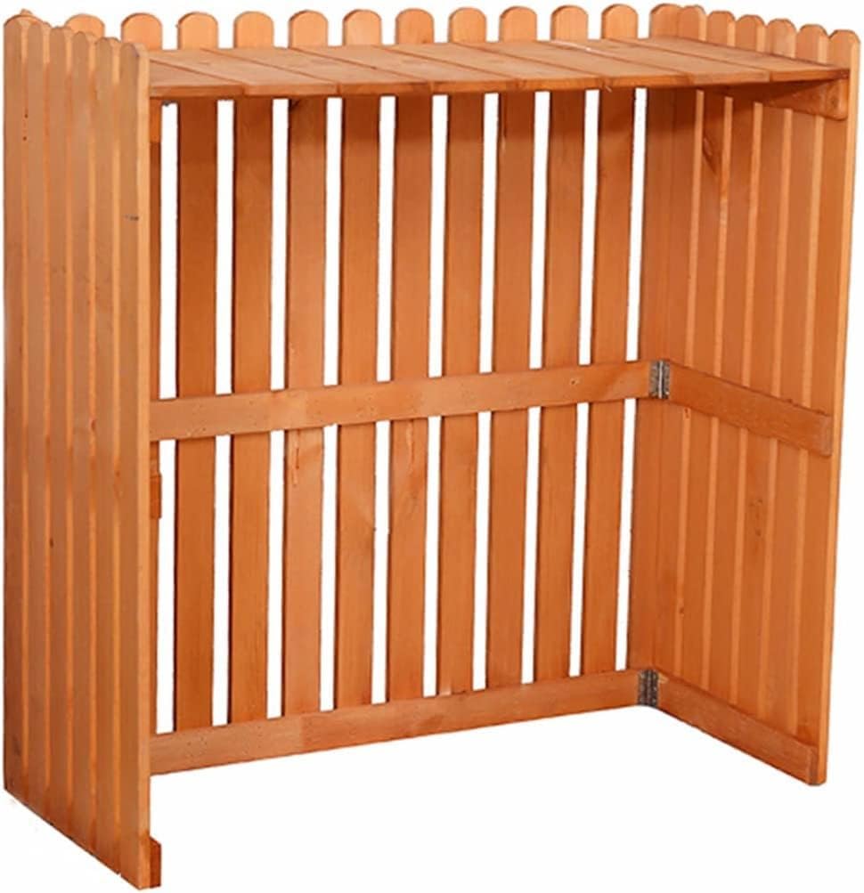 Clôture D'écran De Confidentialité Extérieure De Garde-Corps De Climatiseur, Couverture De Climatiseur Amovible, Décoration De Cadre De Balcon, For Pompe À Chaleur (Color : A, Size : 120X60X105Cm)