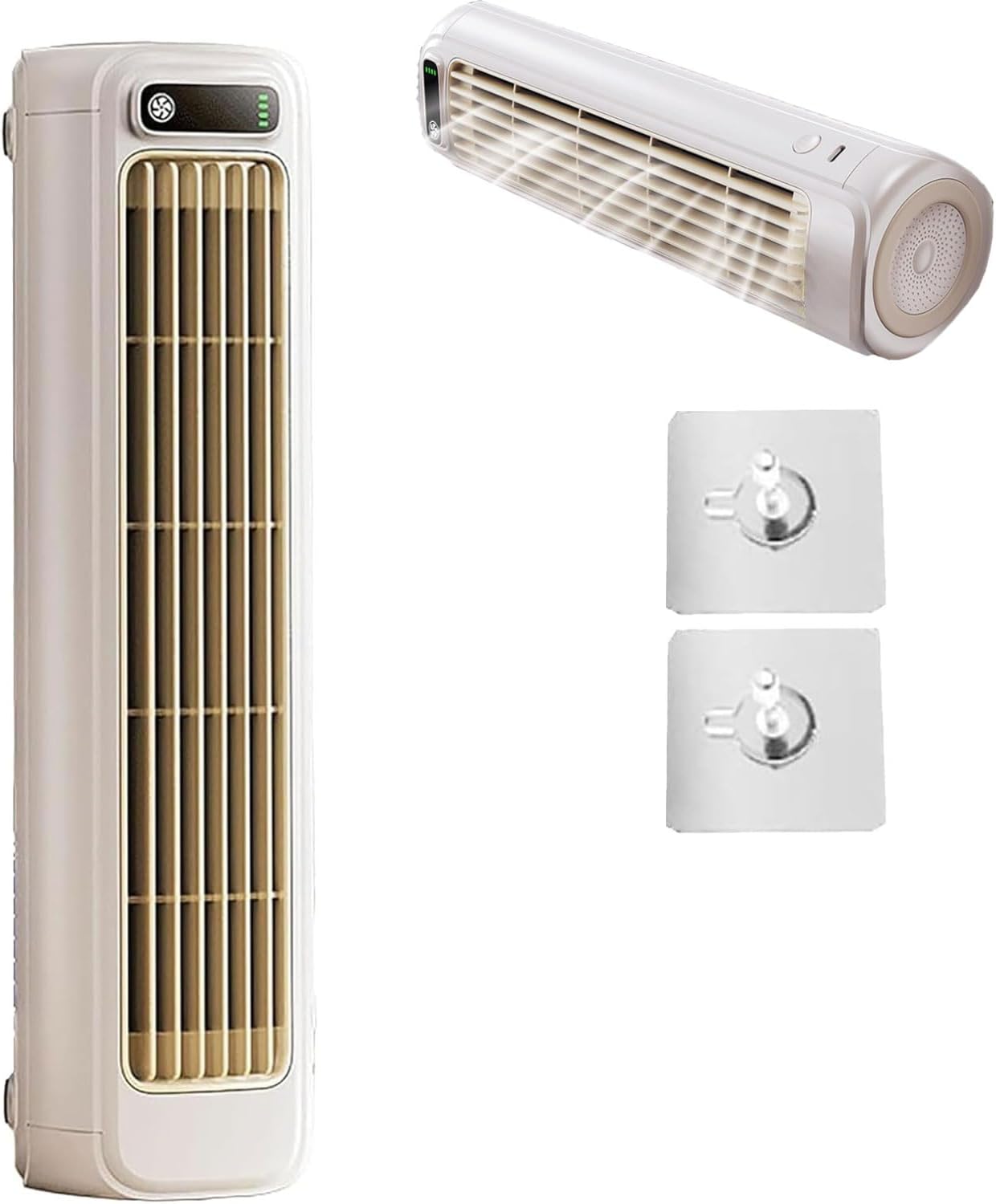  Ventilateur De Refroidisseur D'air De Bureau Portable, Mini-tour à 3 Vitesses Avec Charge USB Pour Le Camping De Voiture De Bureau, Appareil De Refroidissement Compact à économie D'énergie Sans Lame S
