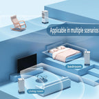 GENERIC Climatiseur Portable 3 En 1 Sans Fenêtre Avec Grand Réservoir D'eau, 4 Blocs Réfrigérants, Minuterie 12 H, 3 Vitesses, Ventilateur Sans Conduit D'évacuation Pour La Maison Et Le Bureau.