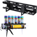  Support Pour Distributeur De Mastic D'Atelier - Support Mural Robuste Pour Tubes De Calfeutrant | Rangement Pour Outils De Professionnels En Rénovation Et Maintenance