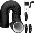  Housse Isolante Pour Tuyau Climatiseur Portable 150cm | Isolation Tuyau Échappement AC Avec 3 Sangles Réglables, Convient Pour Tuyaus D'échappement5 À 5,9 Pouces De Diamètre