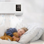  Climatiseur Portable Mural 2000W Avec Télécommande - Chauffage De Refroidissement AC Unité Pour La Chambre De Bureau à Domicile, Fonction De Synchronisation Intelligente