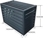 Housse Décorative Pour Climatiseur - Protection Pour Climatiseur Mini-Split Pour Unités Extérieures. Clôture élégante Pour Dissimuler Les Unités De Climatisation. Matéria