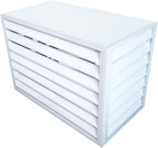 GENERIC Housse Robuste En Aluminium Pour Climatiseur – Réduction Du Bruit Et Clôture Antivol Pour Unités Extérieures – Solution élégante De Protection Et De Dissimulation Pour Radiateur AC
