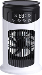  Climatiseur Personnel | Climatiseurs Portatifs À Économie D'Énergie Veilleuse LED | Rafraîchisseur D'Air Évaporatif | 6 Vitesses Réglables | Pour Bureau Voyage Voiture Tente De Camping Salon