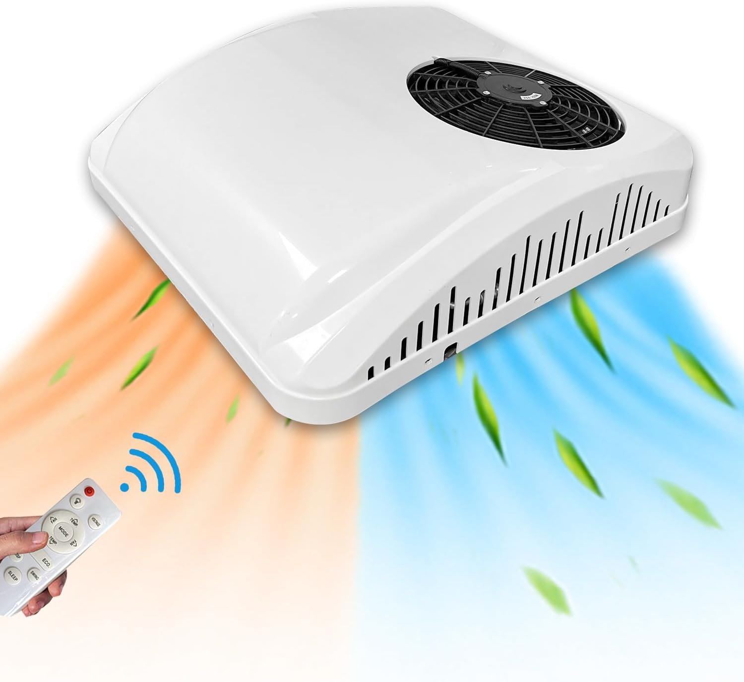  Climatiseur électrique 12 V CC 8800 BTU Pour Toit De Véhicule Récréatif - Économie De Carburant