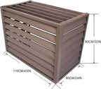 GENERIC Housse De Climatiseur D'extérieur Résistante Aux Intempéries, Design élégant De Clôture Qui Protège Les Unités Climatiques Des éléments, Utilisation En Intérieur Et En Extérieur, Matériau Durable Pour