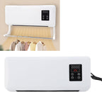 Mini Climatiseur Mural 2 En 1, Unité De Refroidissement Et De Chauffage Portable Avec Télécommande, Pour Chambre à Coucher, Bureau, Camping (Prise UE 220V)