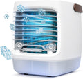  ChillWell Refroidisseur D'air Par évaporation 2.0 Pour Pièce – Mini Refroidisseur De Marais Portable à 4 Vitesses Avec Humidificateur | Unité De Refroidissement Personnelle Intérieure Dans La Chambre,