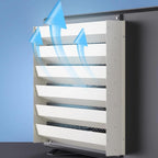GENERIC Climatiseur Extérieur - 65 X 65 Cm - Pare-vent Pour Flux D'air Direct - Grille D'aération Réglable - Résistant Aux Intempéries - Pour Une Efficacité énergétique Et Un Confort Optimal