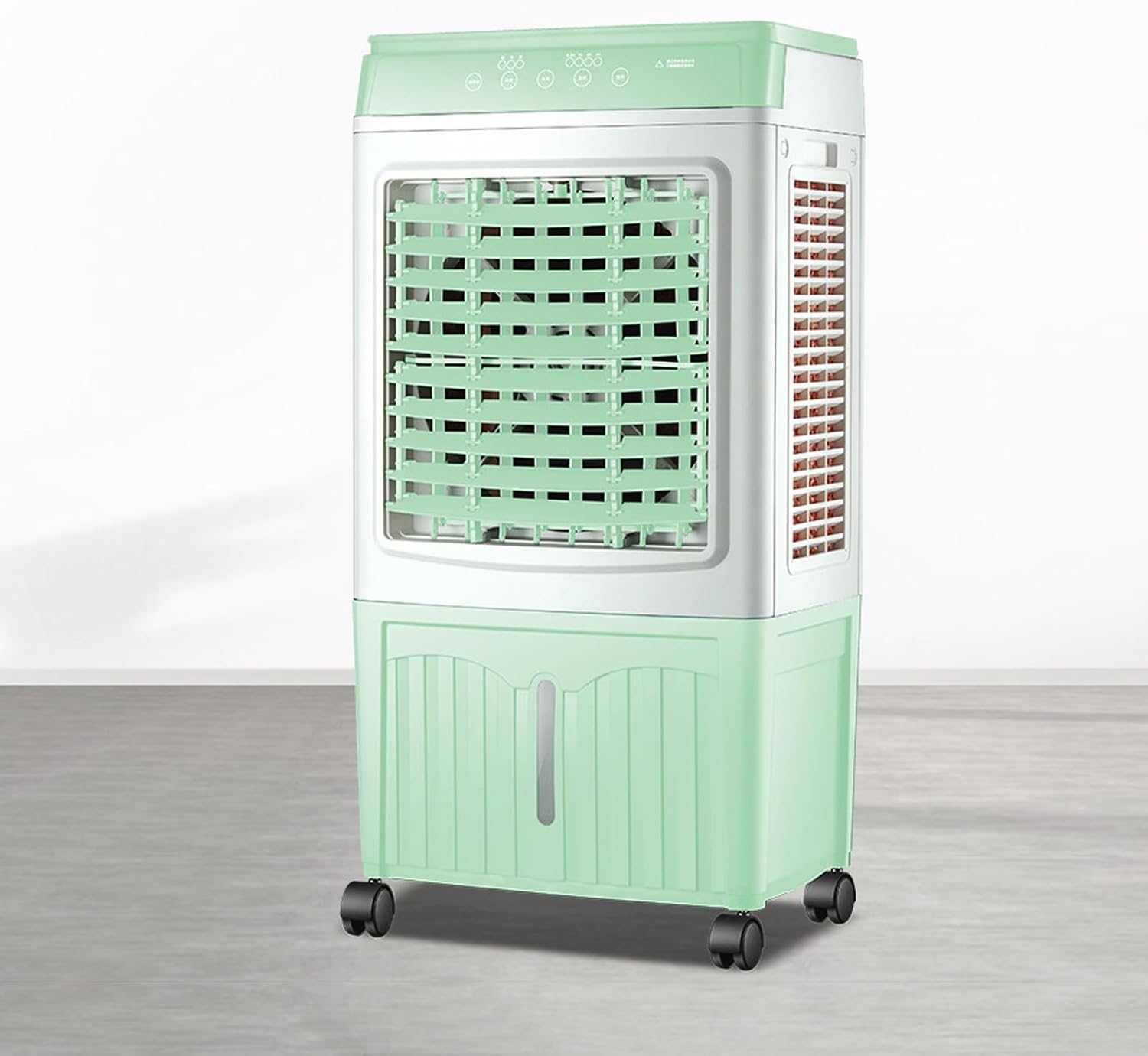  Climatiseur Swamp Cooler, Refroidisseur D'air Par évaporation 3 En 1 Avec Réservoir D'eau De 11,8 Gallons, 3 Modes, 3 Vitesses, Télécommande, Minuterie 12 Heures, Pour Chambre à Co
