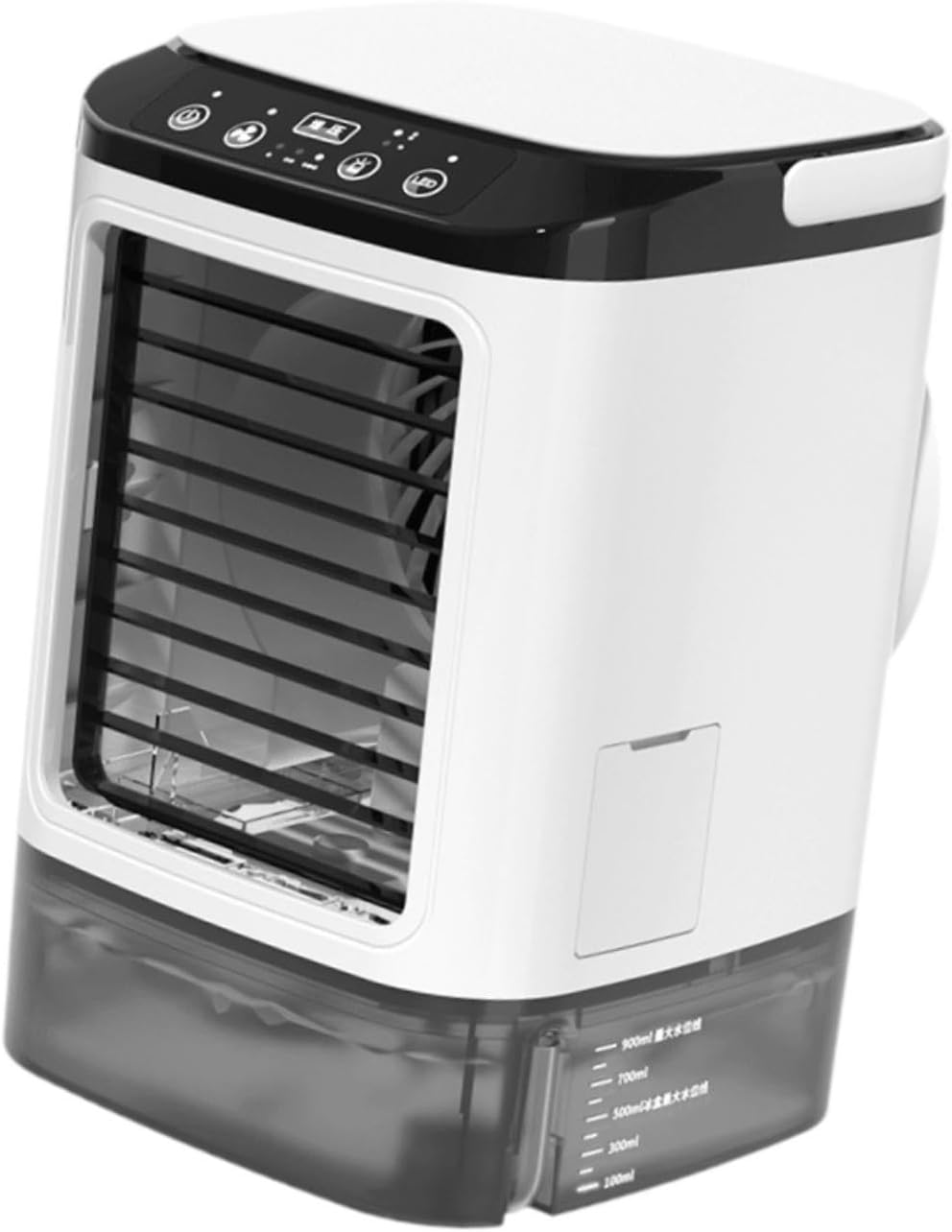  Colcolo Climatiseur Portable Personnel, Petit Ventilateur Refroidissement Réglable à 3 Pour Bureau Ou Chambre, Sans Brume