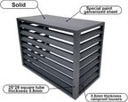  Housse De Protection Pour Mini Climatiseur Split Extérieur - Housse De Protection En Aluminium Pour Pompe à Chaleur Pour Unités Extérieures, Protection Résistante Aux Int