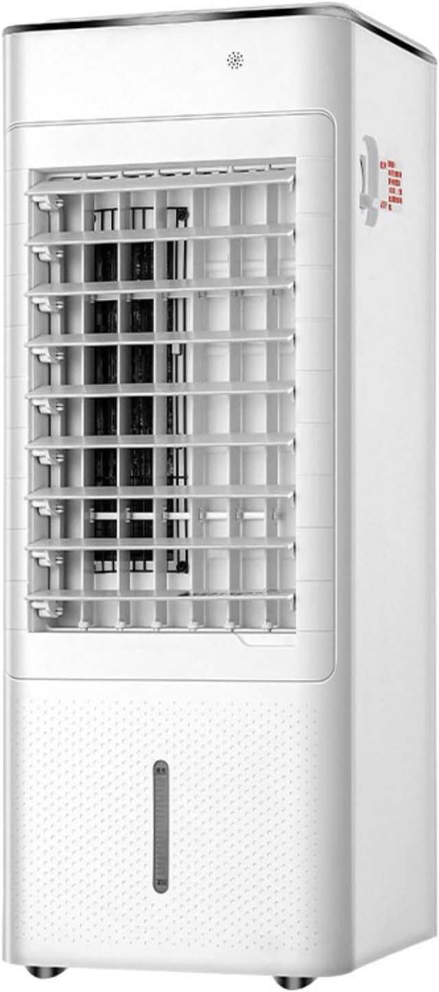 GENERIC Refroidisseur D'air évaporatif Avec Télécommande, Ventilateur De Refroidissement De Marais Portable, 12H Minuterie, 3 Vitesses, Mode De Sommeil Silencieux, Réservoir D'eau Double Pour Bureau De Chambr
