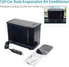  Ventilateurs D'air Portables Pour Voiture – Souffleur D'air Portable Pour Voiture | Appareil De Soufflage D'air Par évaporation D'eau 12 V Pour Camion, Camping-car, Voyage, Sous-sol, Chambre à Coucher