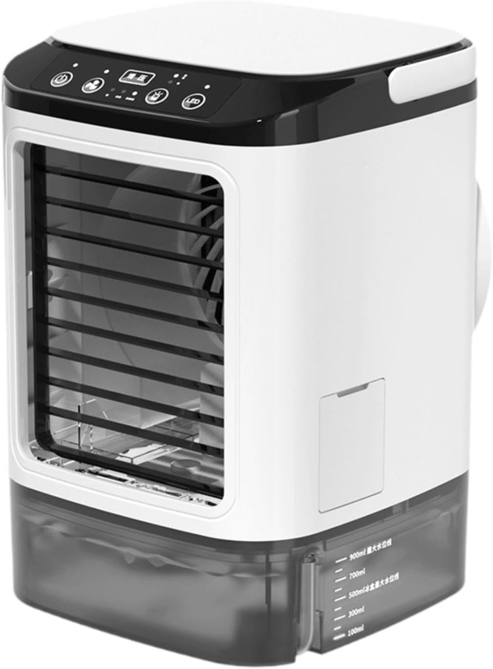  Colcolo Climatiseur Portable Personnel, Petit Ventilateur Refroidissement Réglable à 3 Pour Bureau Ou Chambre, Sans Brume