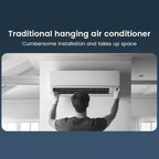  Ventilateur Rafraîchisseur D'Air Pour Pièce, Ventilateur Rafraîchisseur D'Air, Appareil De Ventilation Trois Vitesses Avec Chargeur Sans Fil Pour Maison Chambre Camping Car Salle De Bain Cuisine Salle