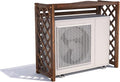GENERIC Housse De Protection Pour Climatiseur Extérieur En Bois Massif - Clôture D'intimité Pour Fenêtre - Décoration De Jardin Pour Une Esthétique Extérieure Améliorée