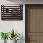  Housse De Protection En Aluminium Pour Climatiseur Extérieur, écran Décoratif Pour Climatiseur, Résistant Aux Intempéries, Gris, 110 X 60 X 80 Cm