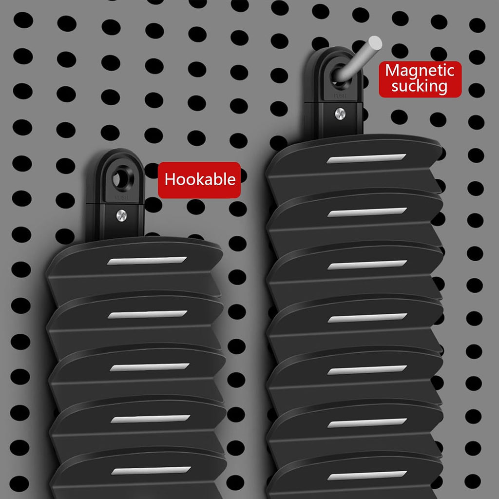  Générique Porte-Clés à Outils,Organisateur Mural De Rangement Pour Outils | Support Réglable Pour Atelier Garage Et