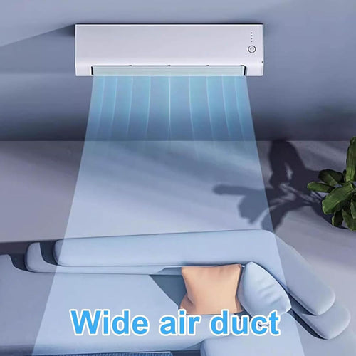  Climatisation Murale 5W Avec Télécommande, Alimentation à 3 étages Et Conception Sans Feuilles Pour Un Fonctionnement Silencieux Dans Le Bureau, La Chambre Ou La Salle De Bain, Montable De Manière Fle