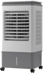 GENERIC Refroidisseur D'air Portable 40L Avec Ventilateur à Air évaporatif à Distance à 3 Vitesses Pour Chambre De 300 Pieds Carrés, Garage, Extérieur.Humidifiant Silencieux Avec Cristaux De Glace Et Roues, U